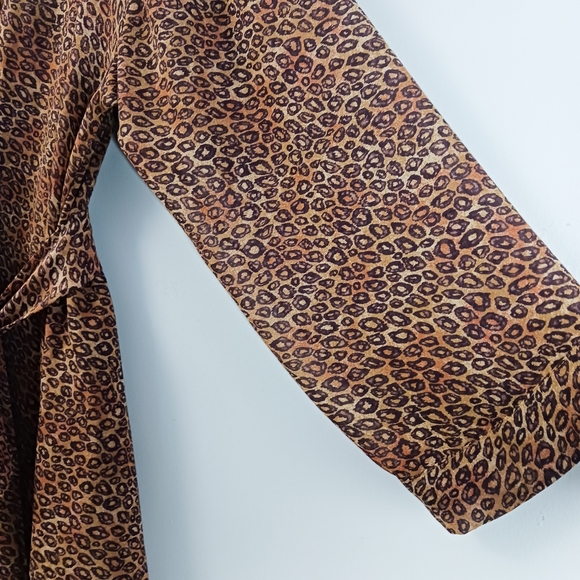 Victoria's Secret Robe One Size Leopard Print Sheer Lightweight Sexy Feminine - Picture 4 of 9